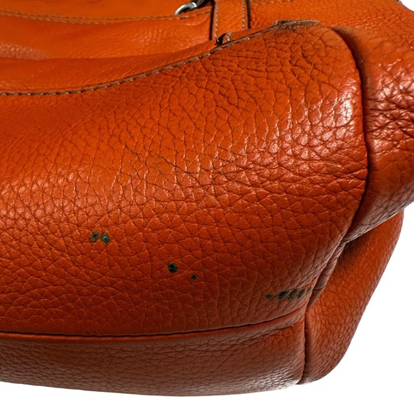 Tignanello Vibrant Orange Leather Purse - Picture 4 of 8